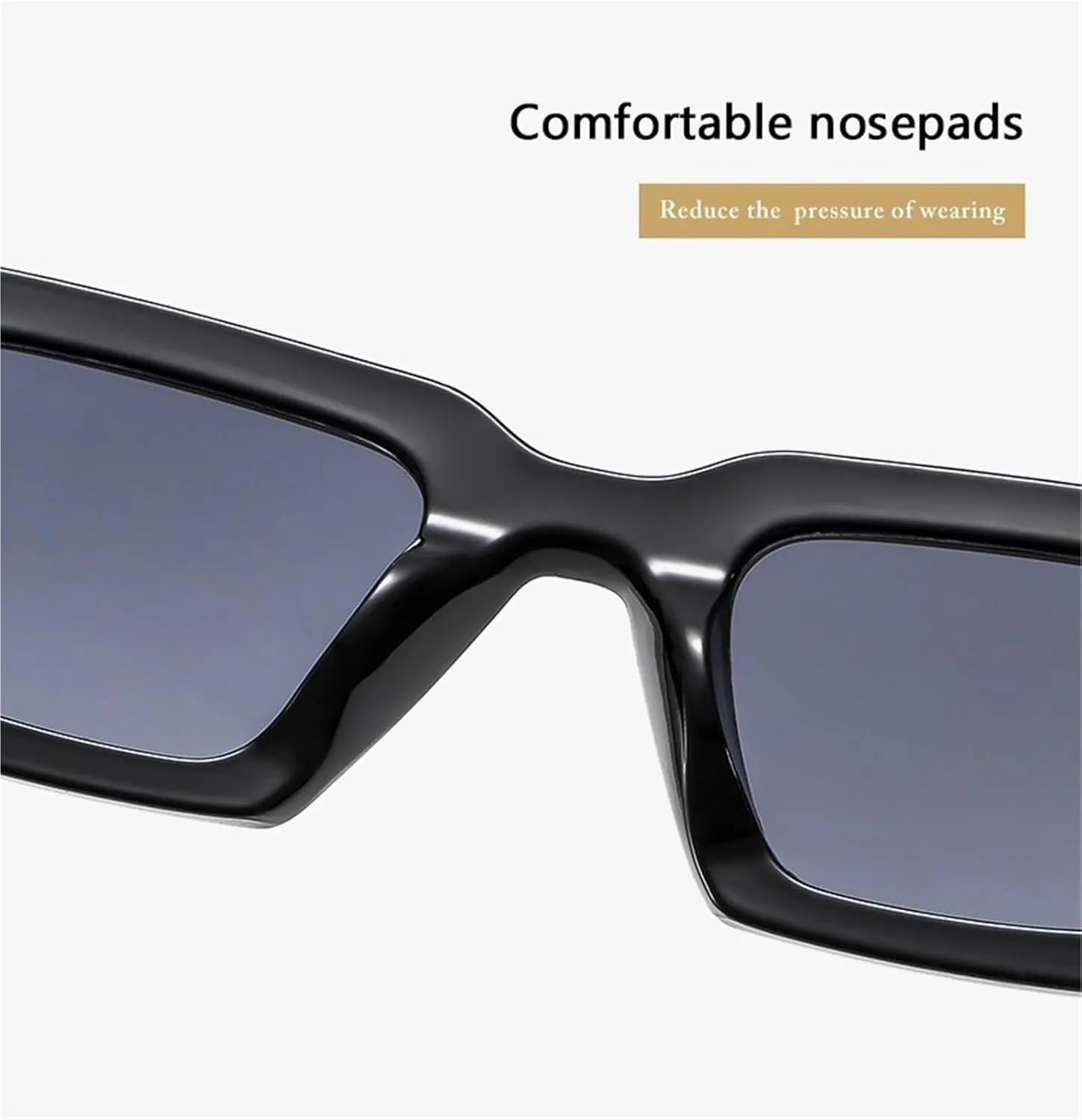Square Commuter Men Sunglasses Outdoor Vacation Shopping Women Commuter Sun Glasses