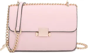 Square Shoulder Bags for Women Chain Strap Crossbody Bag Medium Leather Evening Bag for Women Satchel Handbags