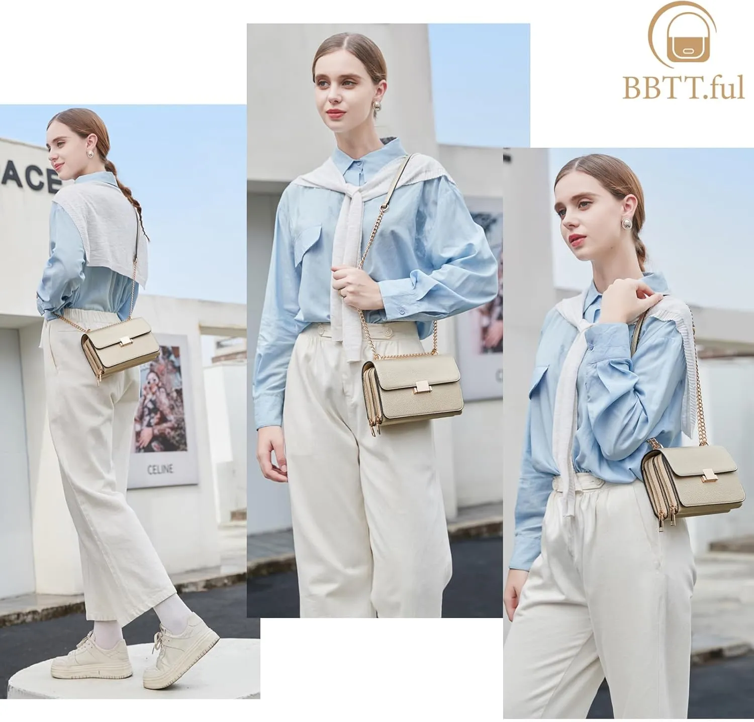 Square Shoulder Bags for Women Chain Strap Crossbody Bag Medium Leather Evening Bag for Women Satchel Handbags