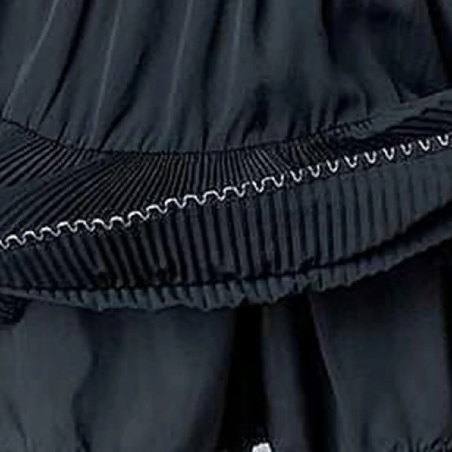 Summer Skirts for Vacation High Elastic Waist Solid Loose Double Ruffle Hem Comfy Casual Pleated Short Skirts for Women