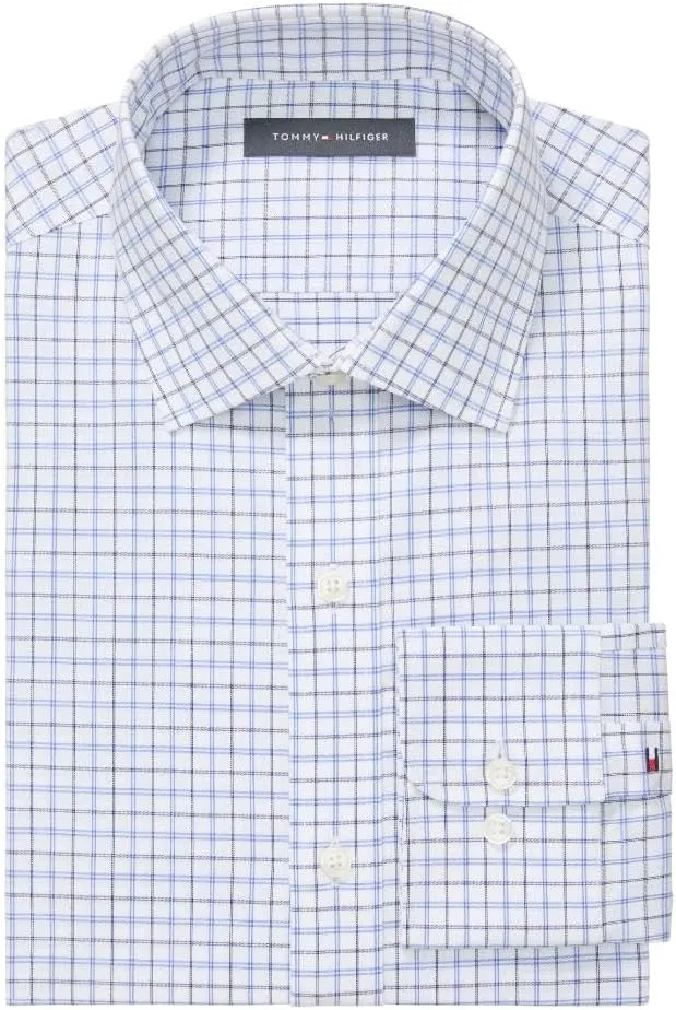 Tommy Hilfiger Men's Dress Shirt Regular Fit Essentials
