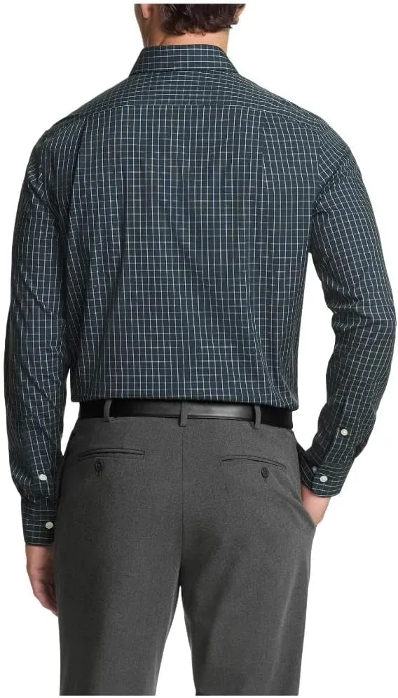 Tommy Hilfiger Men's Dress Shirt Regular Fit Stretch Twill