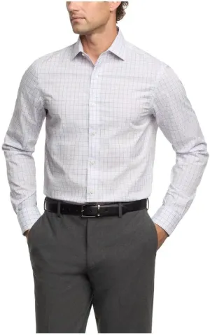 Tommy Hilfiger Men's Dress Shirt Regular Fit Stretch Twill
