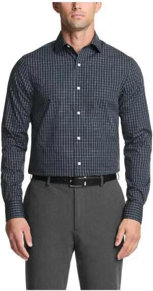 Tommy Hilfiger Men's Dress Shirt Regular Fit Stretch Twill