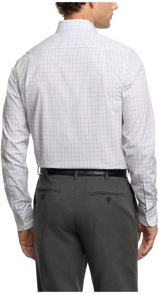 Tommy Hilfiger Men's Dress Shirt Regular Fit Stretch Twill