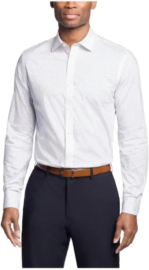 Tommy Hilfiger Men's Dress Shirt Regular Fit Twill