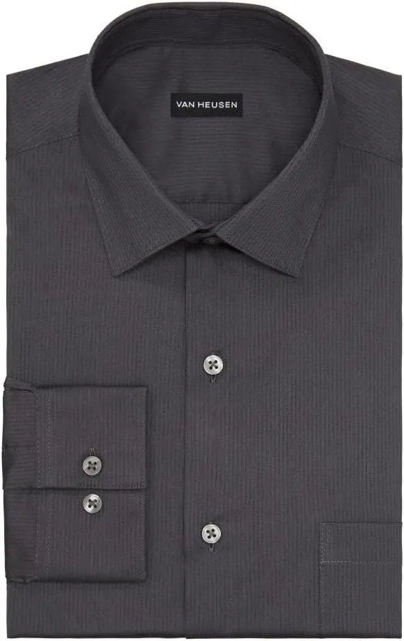 Van Heusen Men's Dress Shirt Regular Fit Everyday Defense Stretch