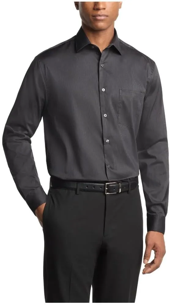 Van Heusen Men's Dress Shirt Regular Fit Everyday Defense Stretch