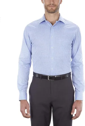 Van Heusen Men's Dress Shirt Regular Fit Flex Collar Check