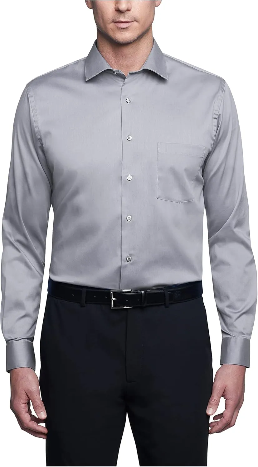 Van Heusen Men's Regular Fit Flex Collar Stretch Dress Shirt