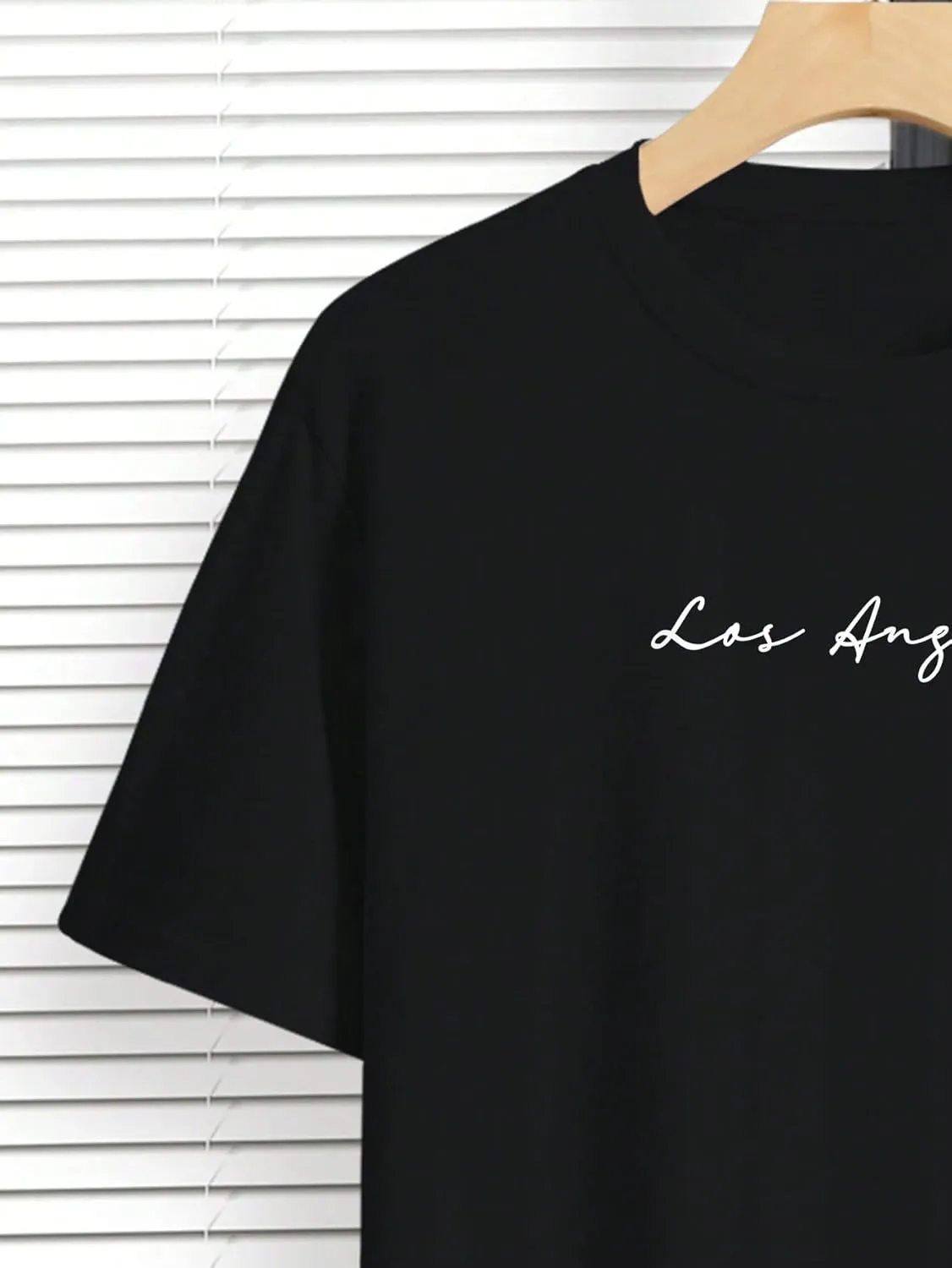 Verdusa Men's Oversized Graphic T Shirts Letter Slogan Drop Shoulder Short Sleeve Round Neck Tee