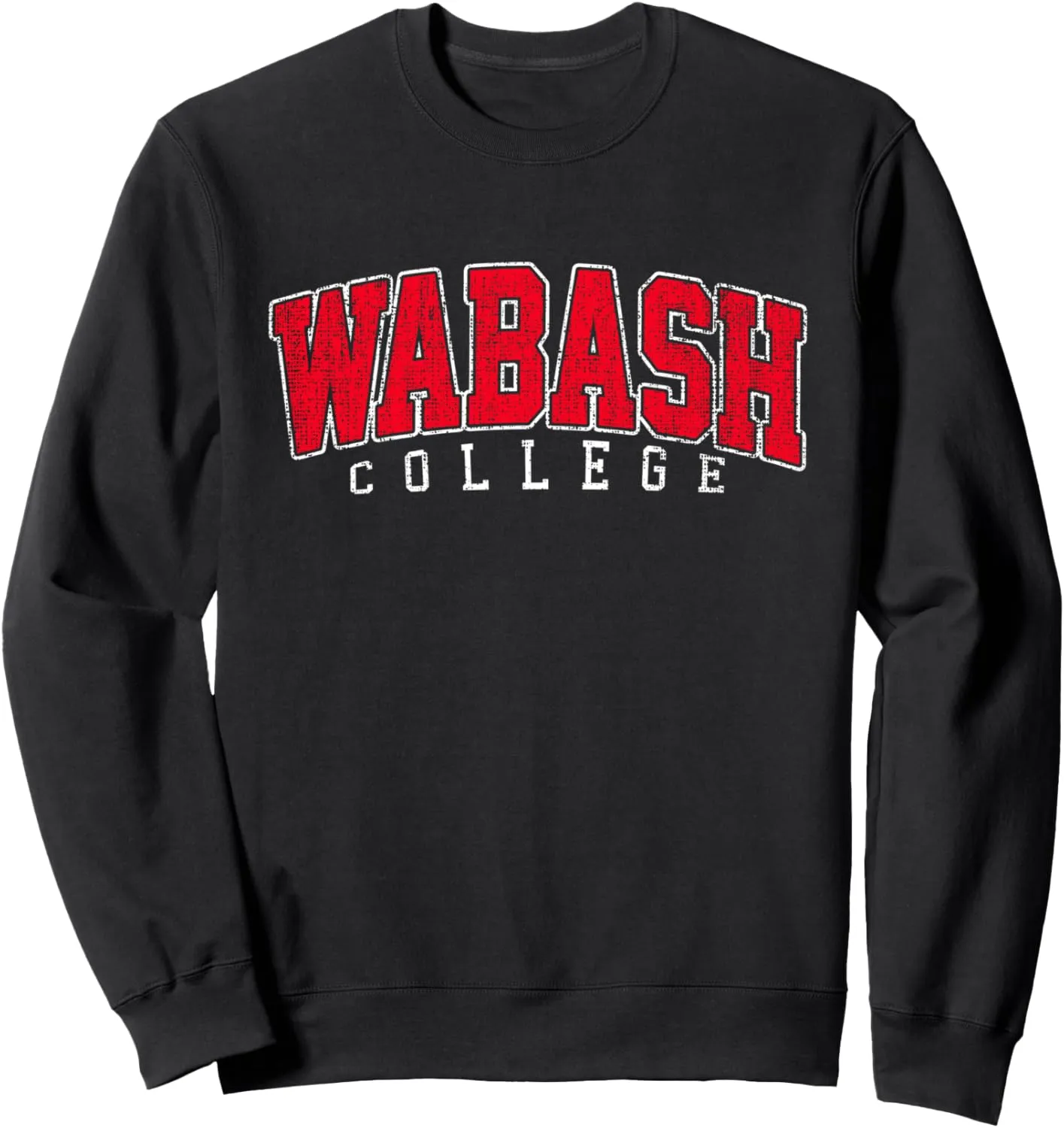 Wabash Vintage Retro College University Athletic Tee Sweatshirt