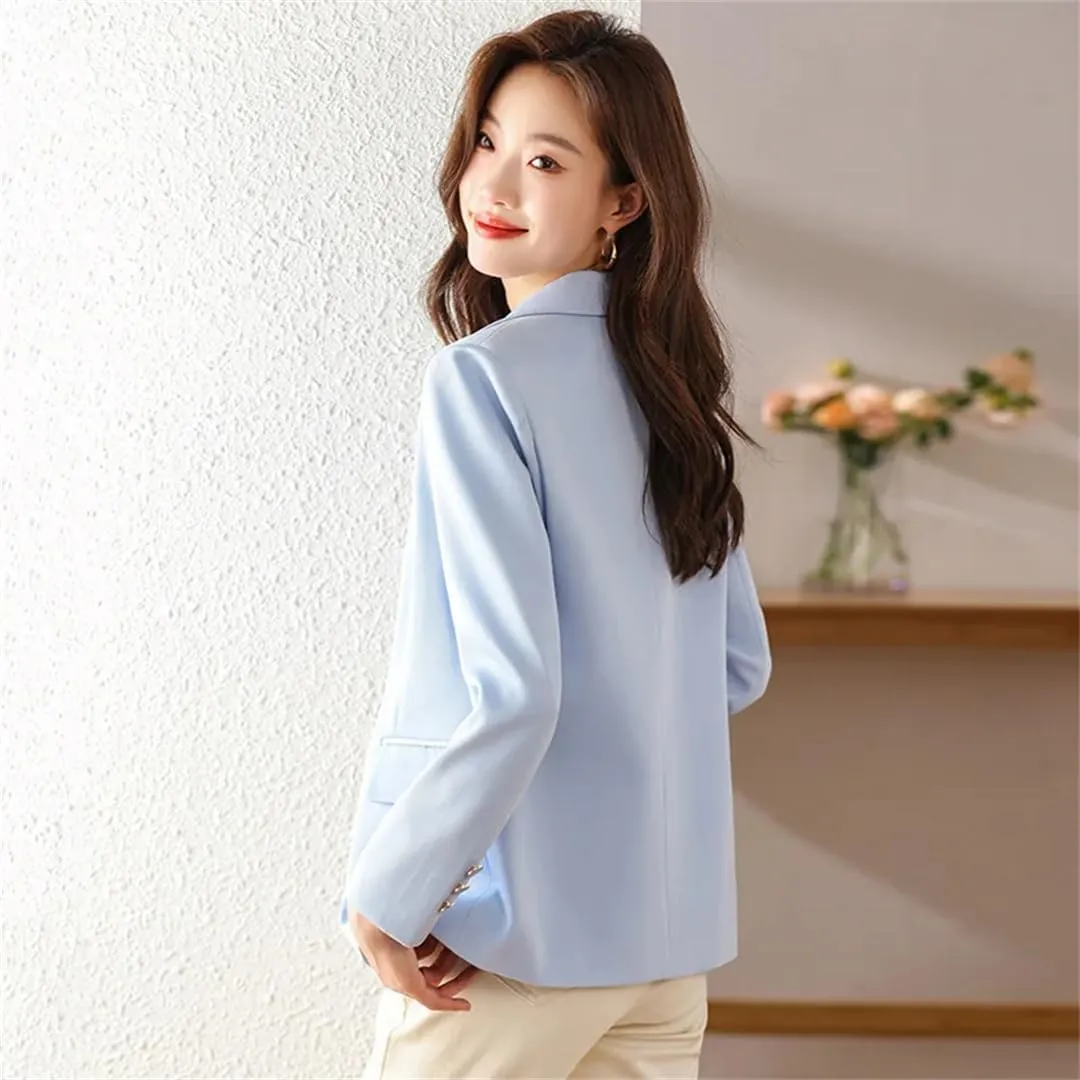 Women Blazer Jackets Outerwear Office Ladies Work Business Blazer Coat