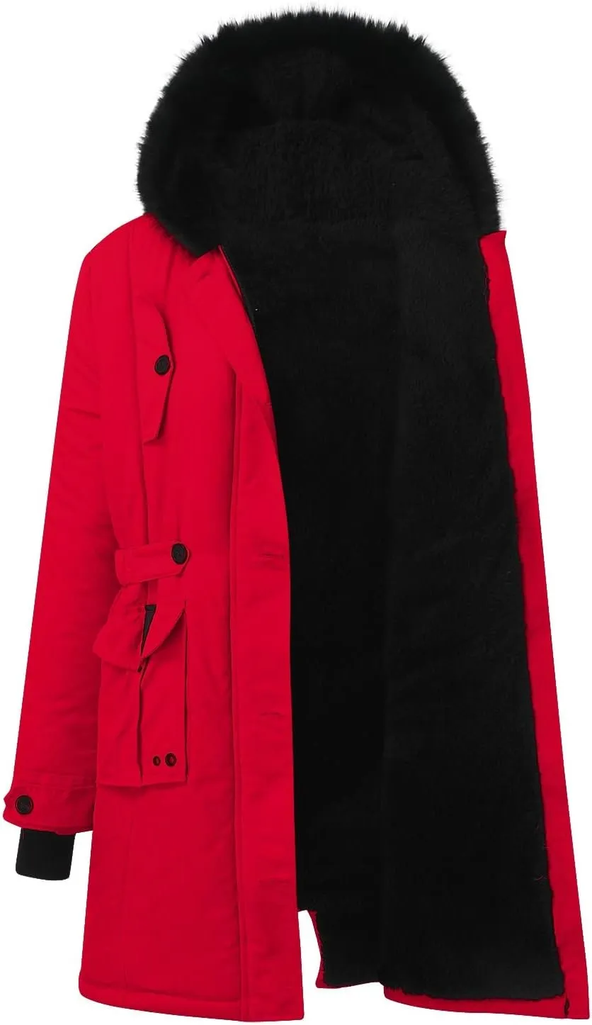 Women Plus Size Daily Winter Coat Lapel Long Sleeve Jacket Vintage Thicken Coat Jacket Warm Hooded Womens Vest Womens Coat