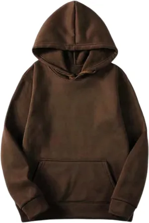 Women Solid Color Basic Loose Hoodie Tops Long Sleeve Oversized Hooded Comfy Sweatshirts Drop Shoulder Pullover Top