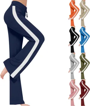 Women Yoga Pants Long Modal Comfy Drawstring Trousers Loose Straight Leg Yoga Running Athletic Lounge Pants