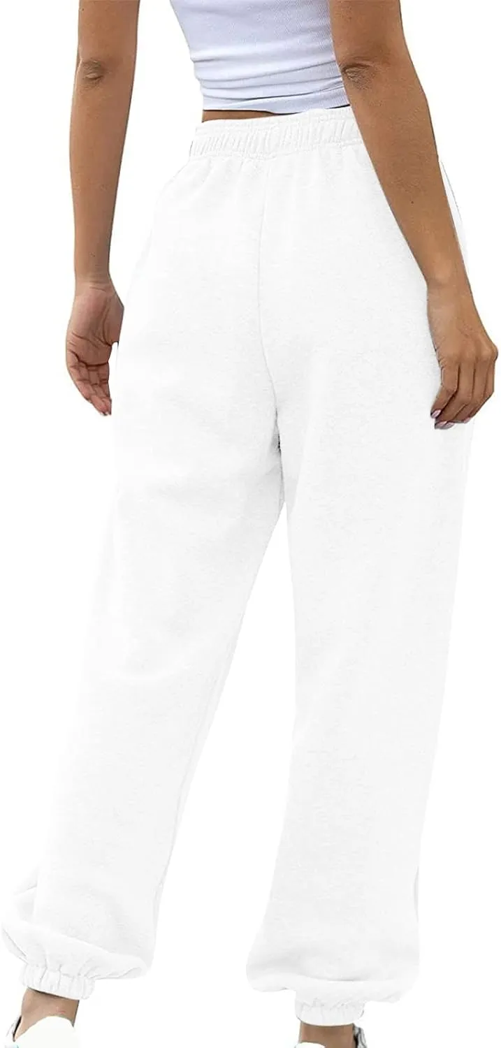 Women's Bottom Sweatpants Joggers Pants Workout High Waisted Yoga Pants with Yoga Pants for Women Plus Size Pocket