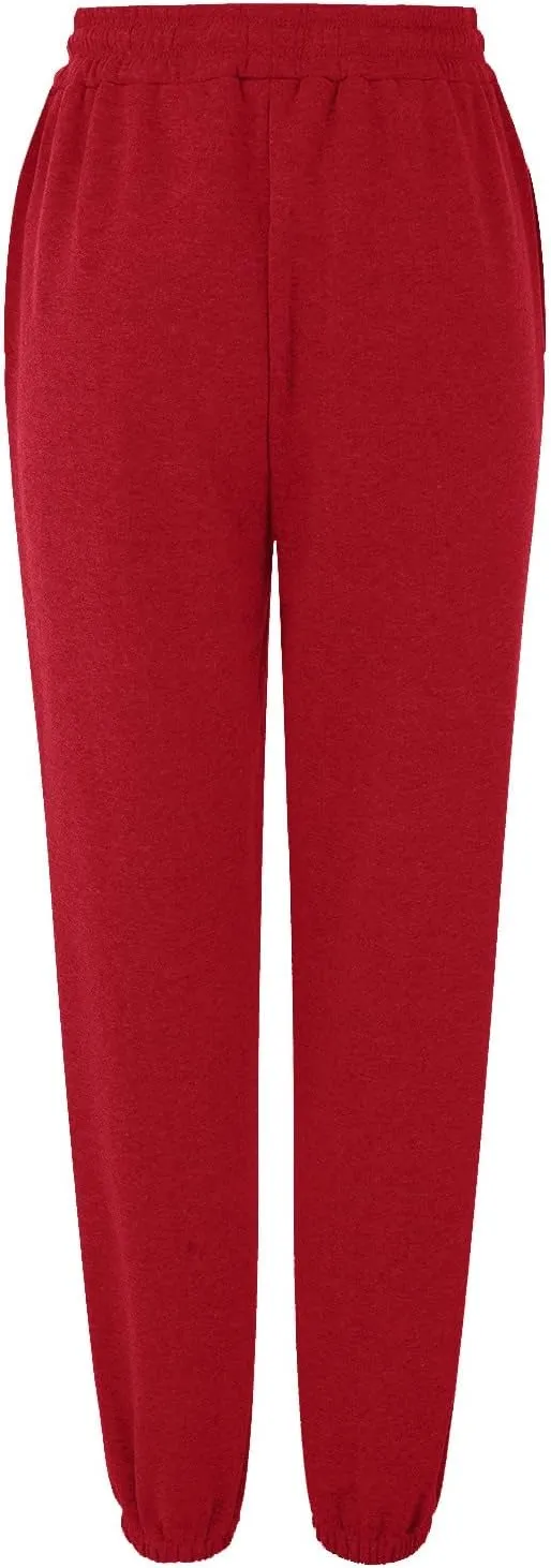 Women's Bottom Sweatpants Joggers Pants Workout High Waisted Yoga Pants with Yoga Pants for Women Plus Size Pocket