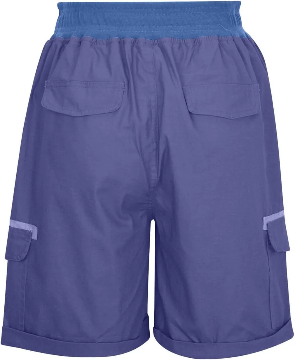 Women's Cargo Shorts 2025 Casual Summer High Waisted Hiking Shorts with Pockets Pull On Comfy Outdoor Outfits Trendy