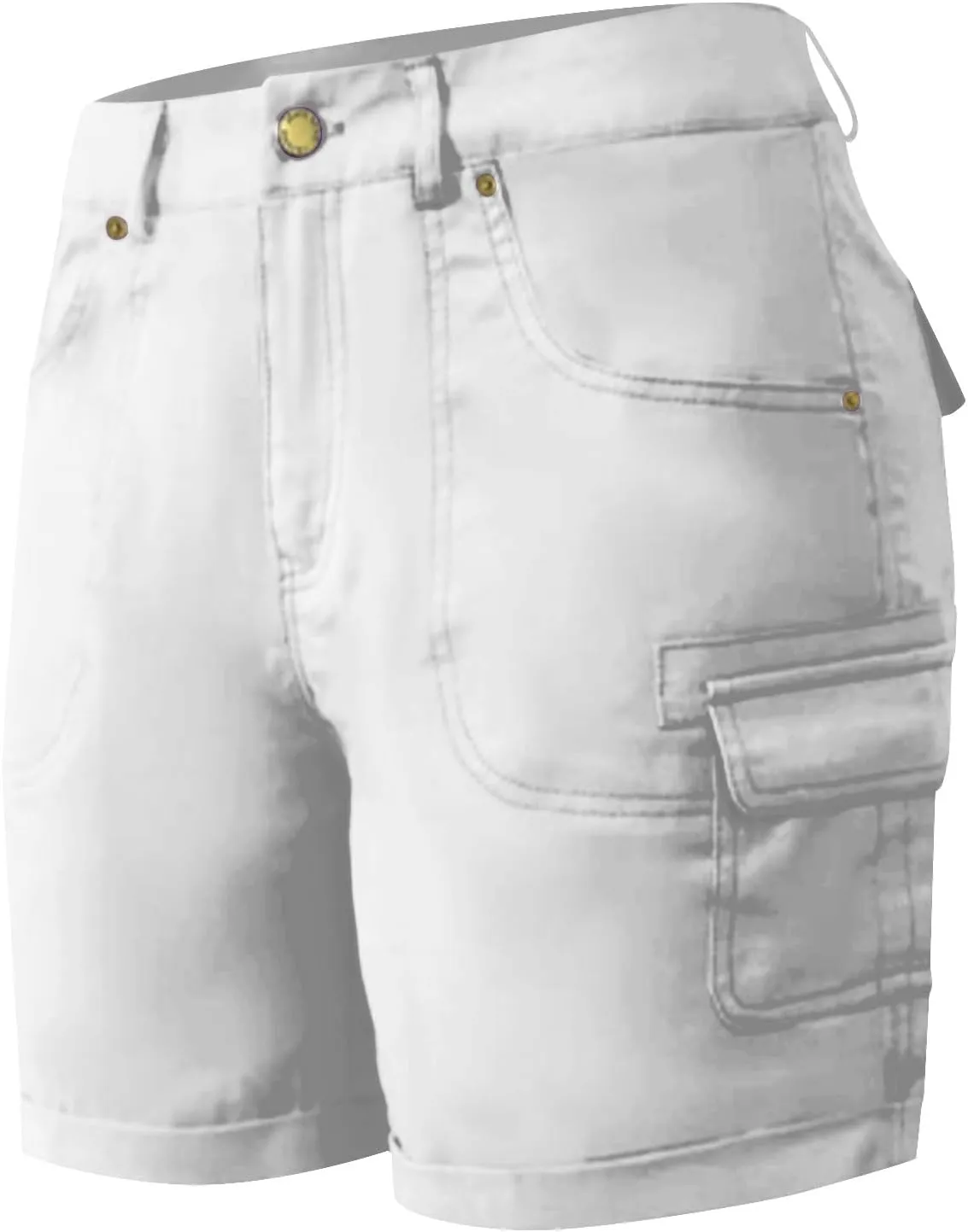Women's Cargo Shorts 2025 Casual Summer High Waisted Hiking Shorts with Pockets Pull On Comfy Outdoor Outfits Trendy