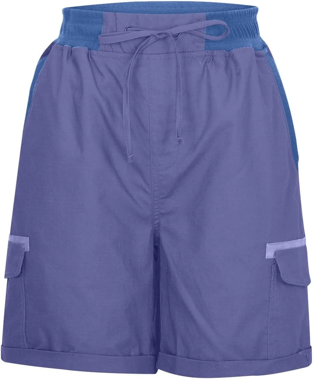Women's Cargo Shorts 2025 Casual Summer High Waisted Hiking Shorts with Pockets Pull On Comfy Outdoor Outfits Trendy