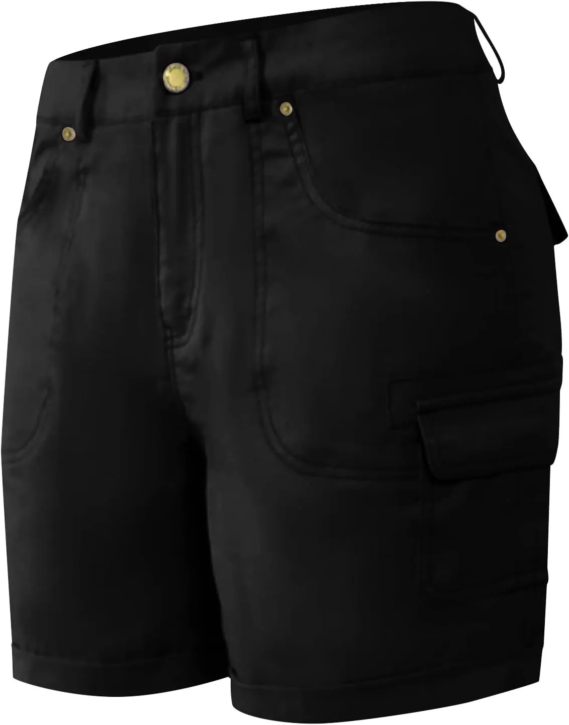 Women's Cargo Shorts 2025 Casual Summer High Waisted Hiking Shorts with Pockets Pull On Comfy Outdoor Outfits Trendy