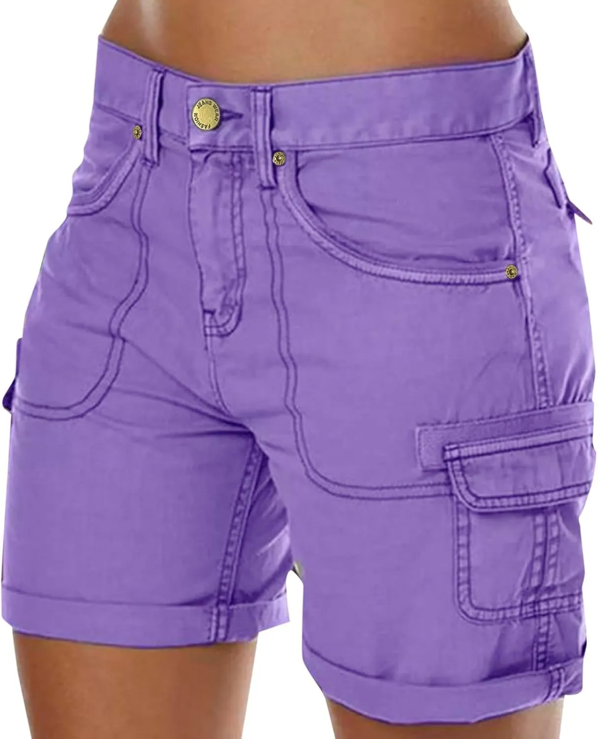 Women's Cargo Shorts Casual Summer High Waisted Hiking Shorts Trendy Summer Casual Outdoor Outfits for Workout Gym
