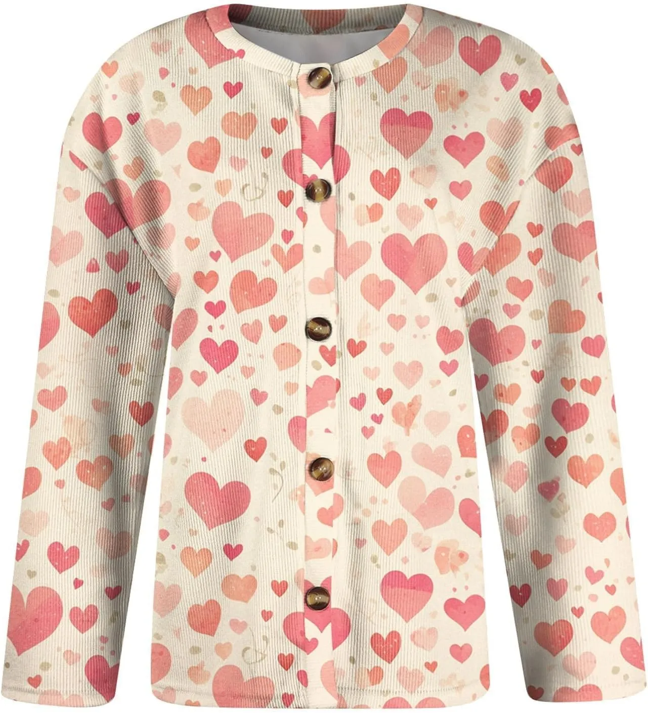 Womens Chunky Cardigan Cable Knit Sweaters for Women 2025 Trendy Love Heart Y2K Knitted Outerwear