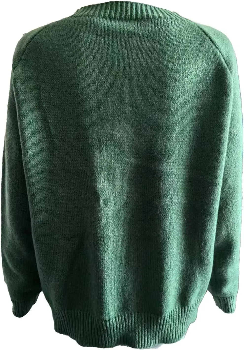 Women's Fair Isle Sweater Classic Retro Sweaters Long Sleeve Crewneck Lightweight Vintage Knitted Pullover Tops