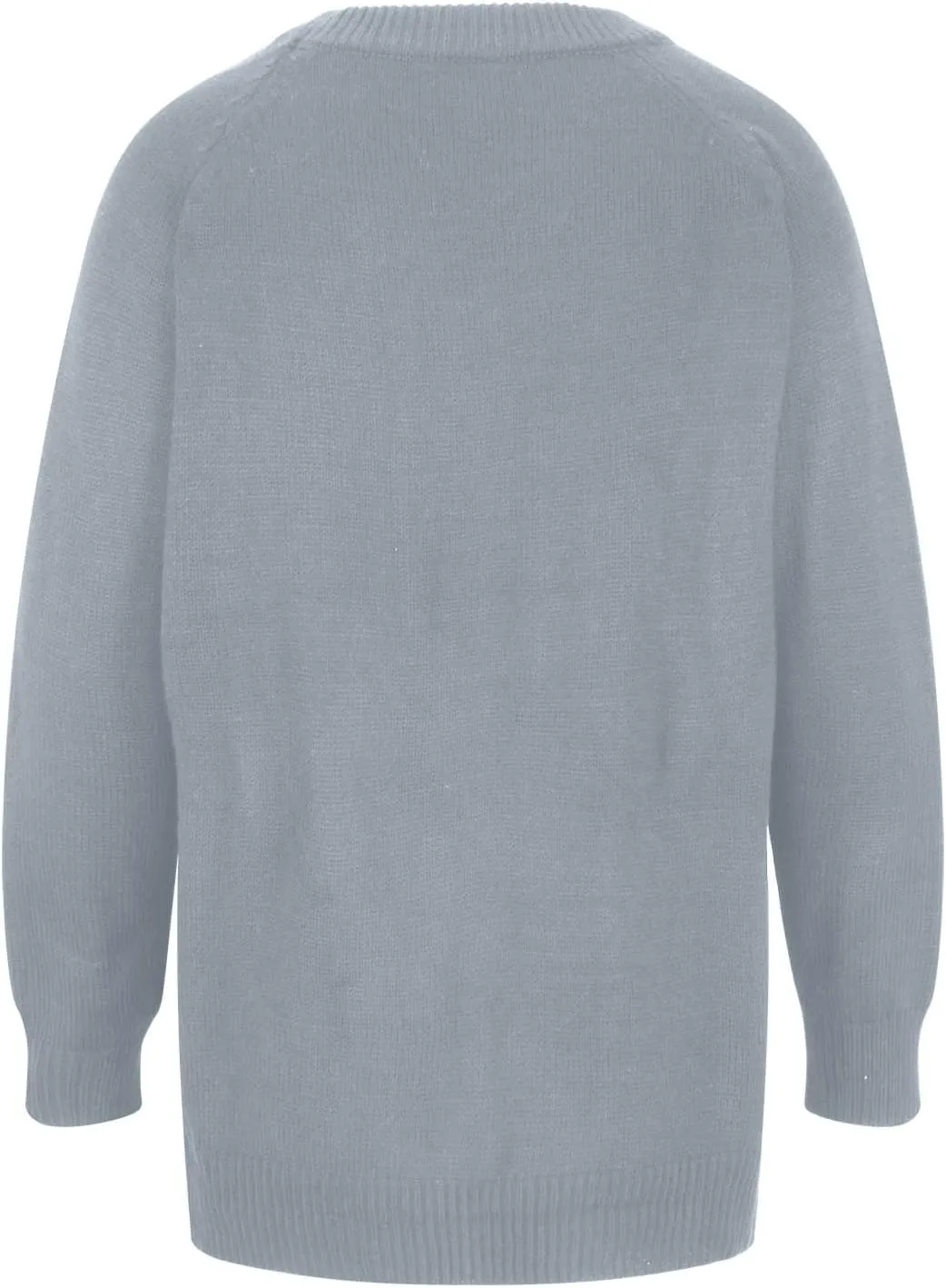 Women's Heart Embroidered Sweaters Fall Fashion Casual Crewneck Retro Knitting Long Sleeve Pullover Sweater