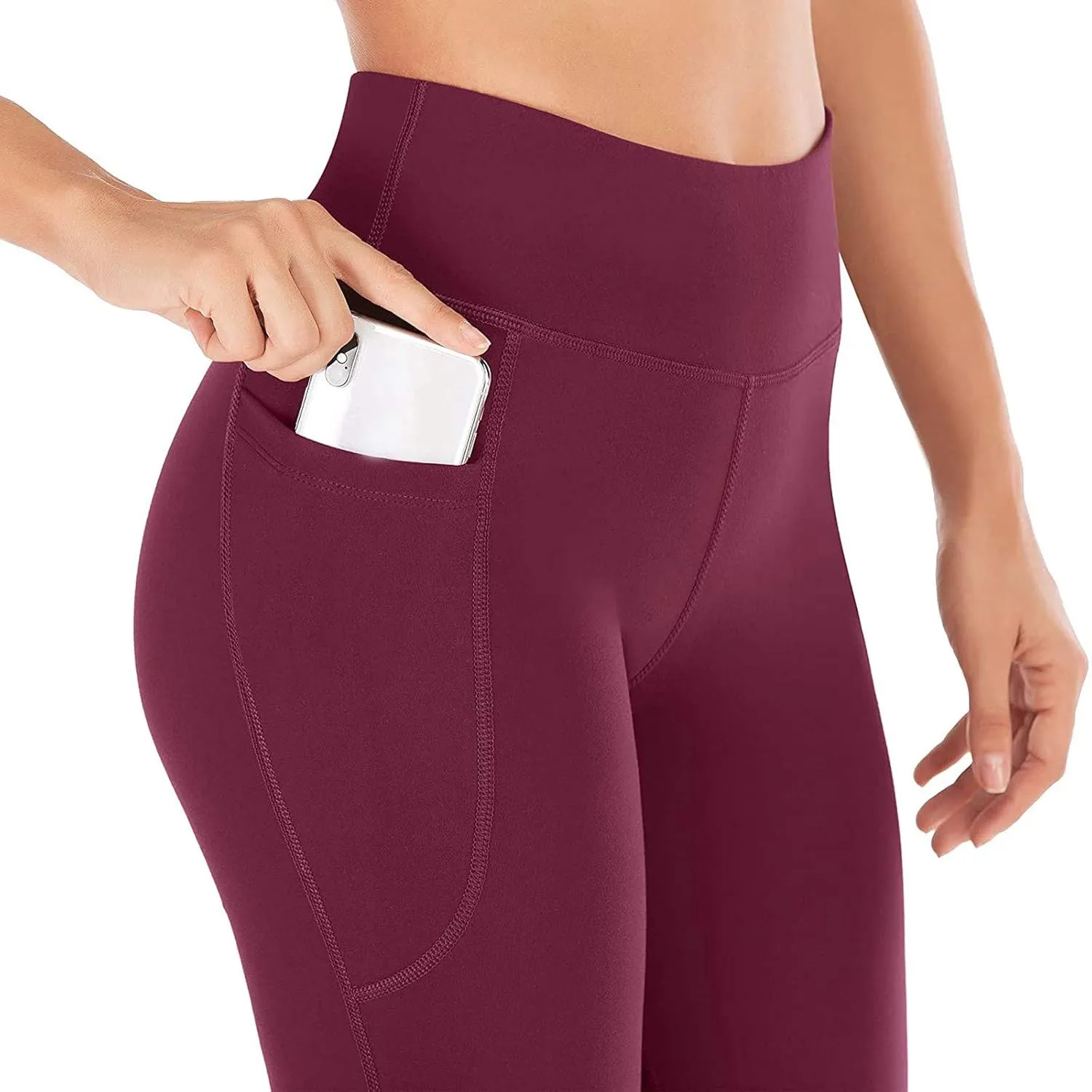 Women's High Waist Bootcut Yoga Pants Sports Running Yoga Athletic Pants Fashion Soft Yoga Pants with Pockets for