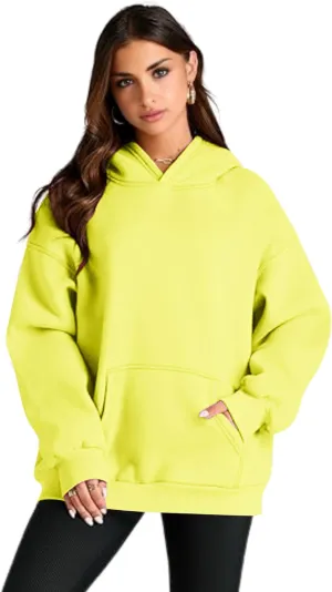 Women’s Oversized Hoodie - Long Sleeve Fleece Oversized Pullover Sweatshirt