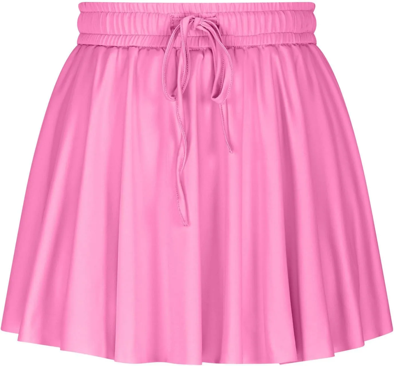 Womens Pleated Skirt Drawstring High Waisted Workout Mini Tennis Skirts Summer Casual Pickleball Skater Cheer Skorts