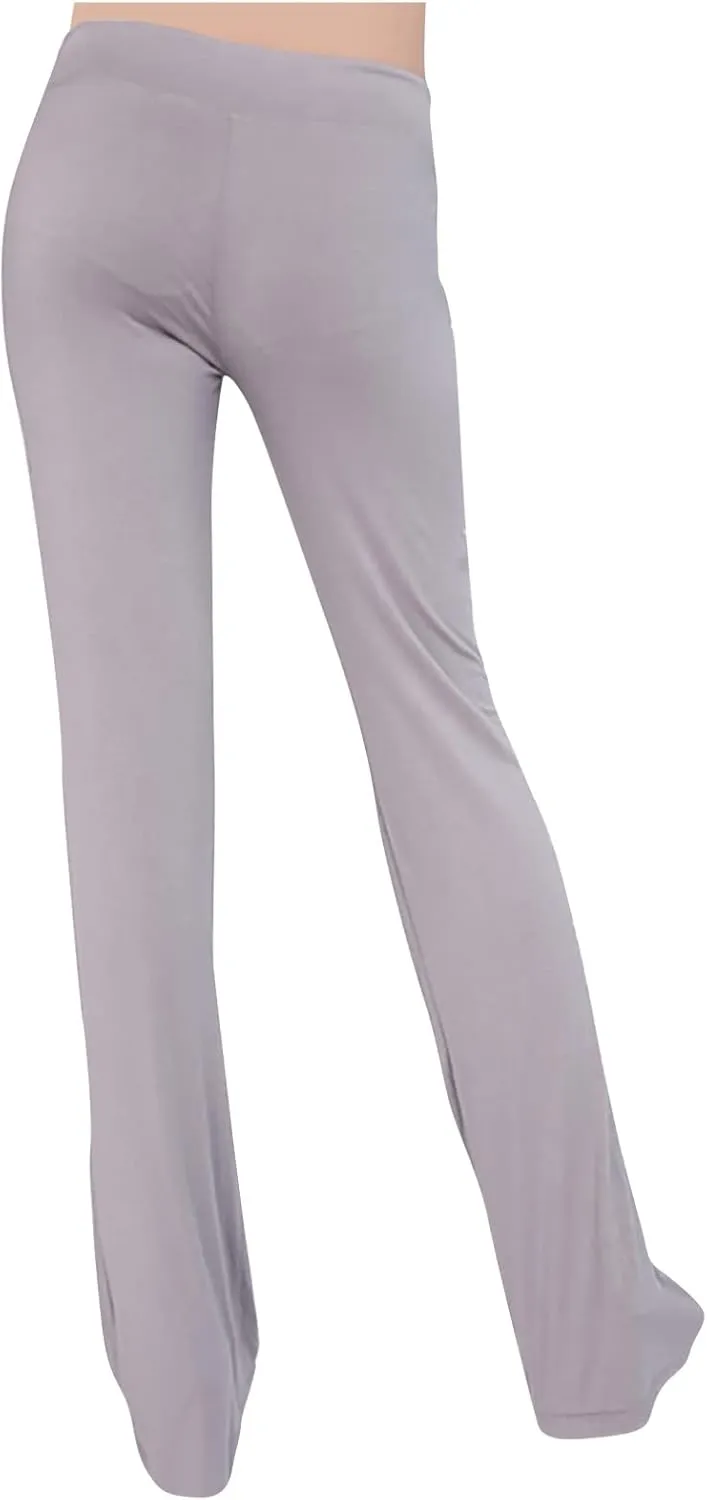 Womens Wide Leg Yoga Pants High Waist Tummy Control Loose Comfy Lounge Trousers Bootcut Drawstring Workout Leggings