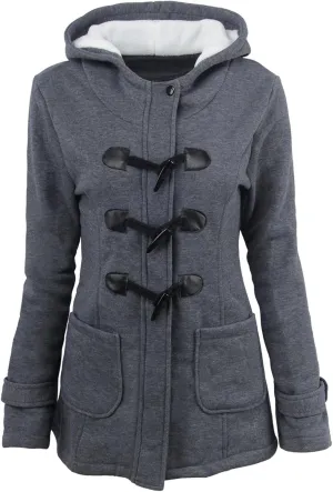 Womens Winter Warm Coat Plus Size Casual Fleece Sherpa Lined Hoodie Jackets Thicken Military Hooded Parkas Puffer Down Jacket
