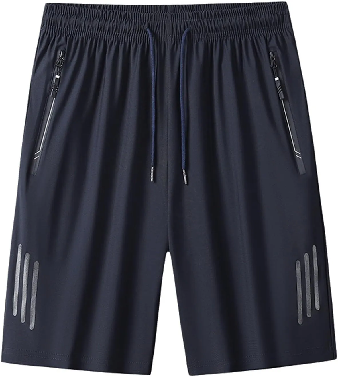 Workout Shorts Pack Men's Ice Silk Shorts Sport Lightweight Shorts Breathable Short Pants Pocket Exercise Shorts
