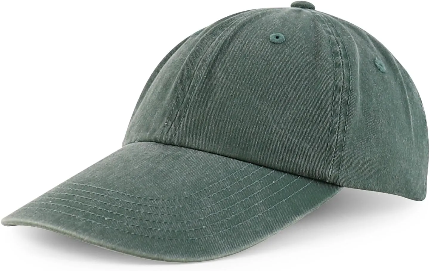 XXL Oversize 4 Inch Long Bill Pigment Dyed Baseball Cap