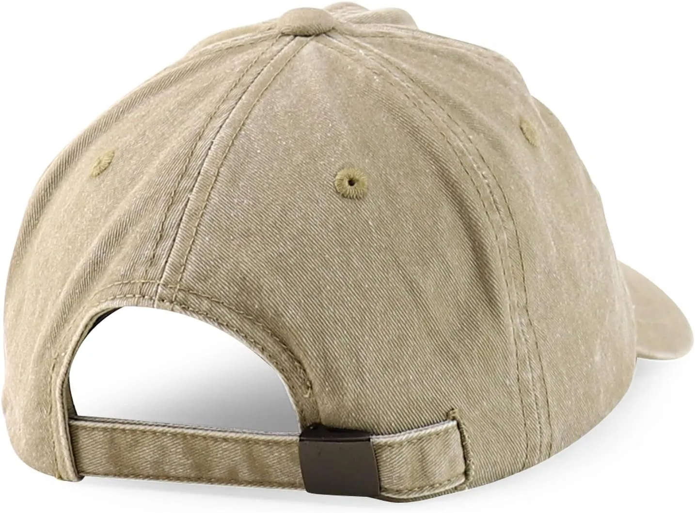 XXL Oversize 4 Inch Long Bill Pigment Dyed Baseball Cap