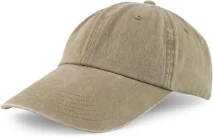 XXL Oversize 4 Inch Long Bill Pigment Dyed Baseball Cap