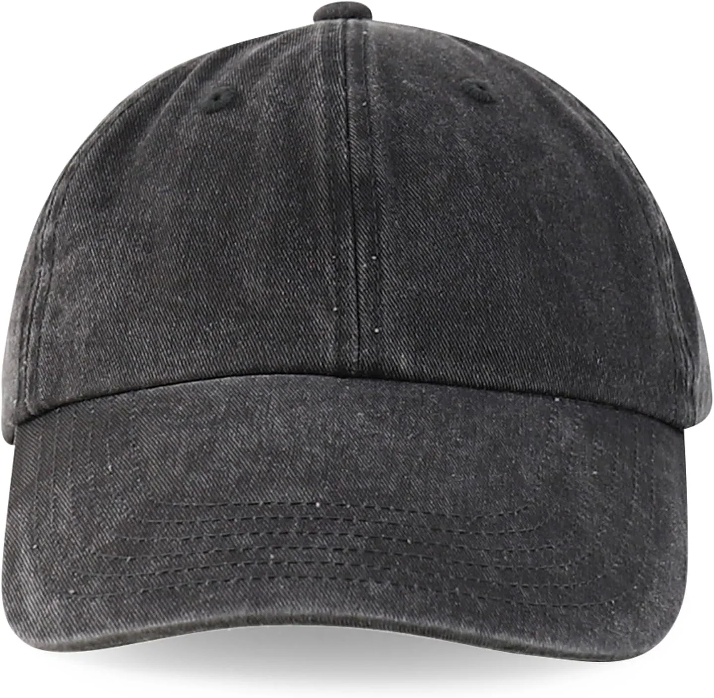 XXL Oversize 4 Inch Long Bill Pigment Dyed Baseball Cap