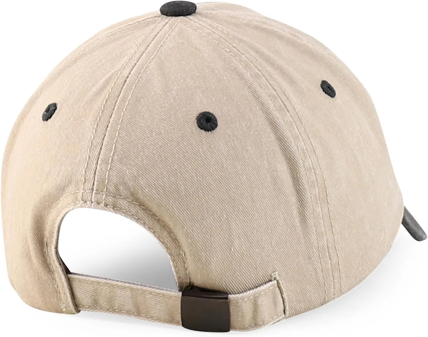XXL Oversize 4 Inch Long Bill Pigment Dyed Baseball Cap