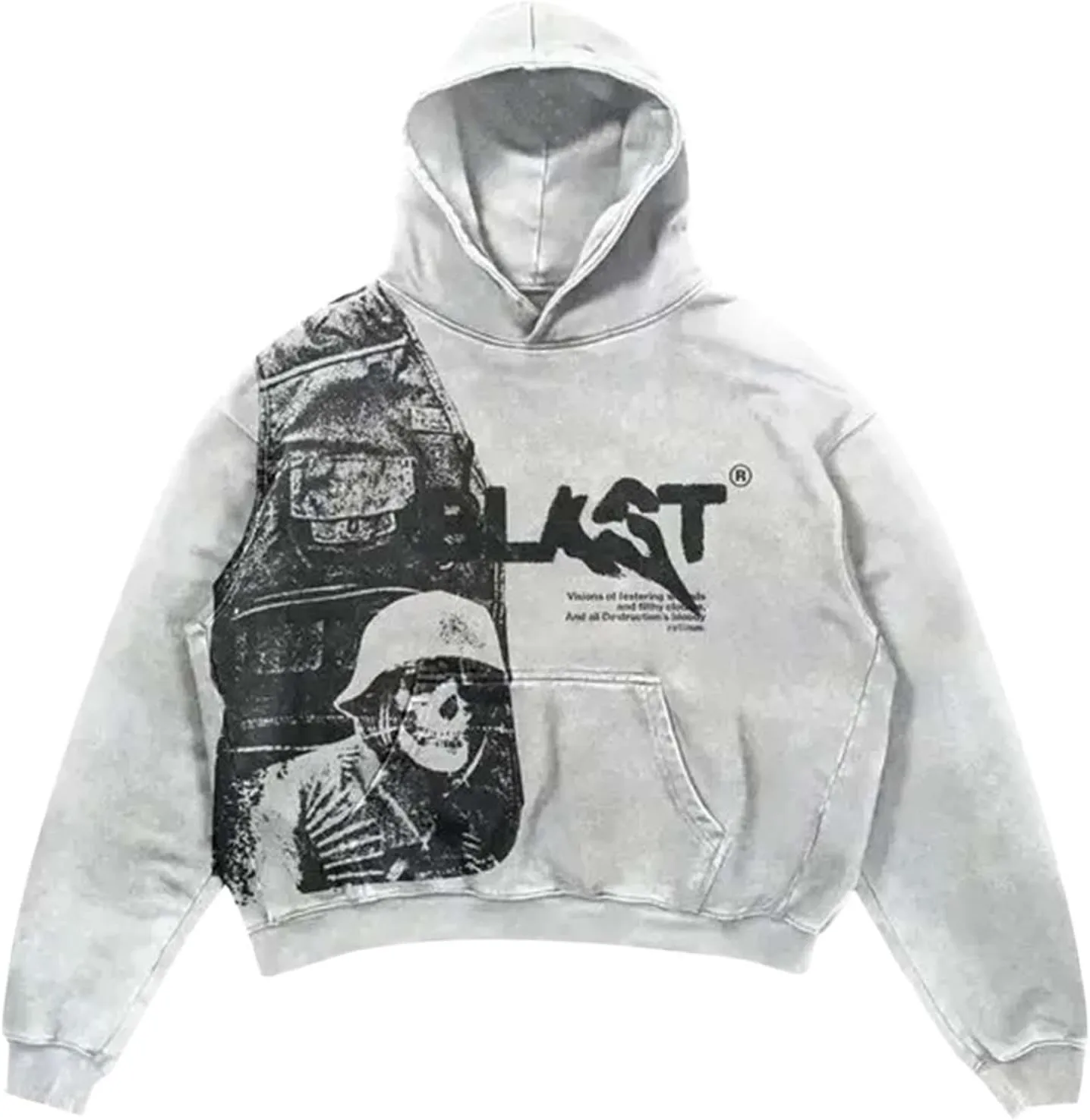 Y2K Fleece Hoodie Women Cropped Hoodie Graphic Short Hooded Sweatshirts with Pocket Streetwear Hoodies Essentials Hoodie