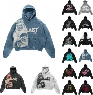 Y2K Fleece Hoodie Women Cropped Hoodie Graphic Short Hooded Sweatshirts with Pocket Streetwear Hoodies Essentials Hoodie
