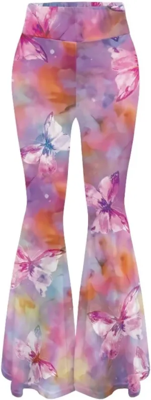 YEXIATODO Flared Yoga Pants for Women Girls Bootleg Yoga Pants Bell Bottom Pants Soft Flared Leggings Hippie Pants Tights