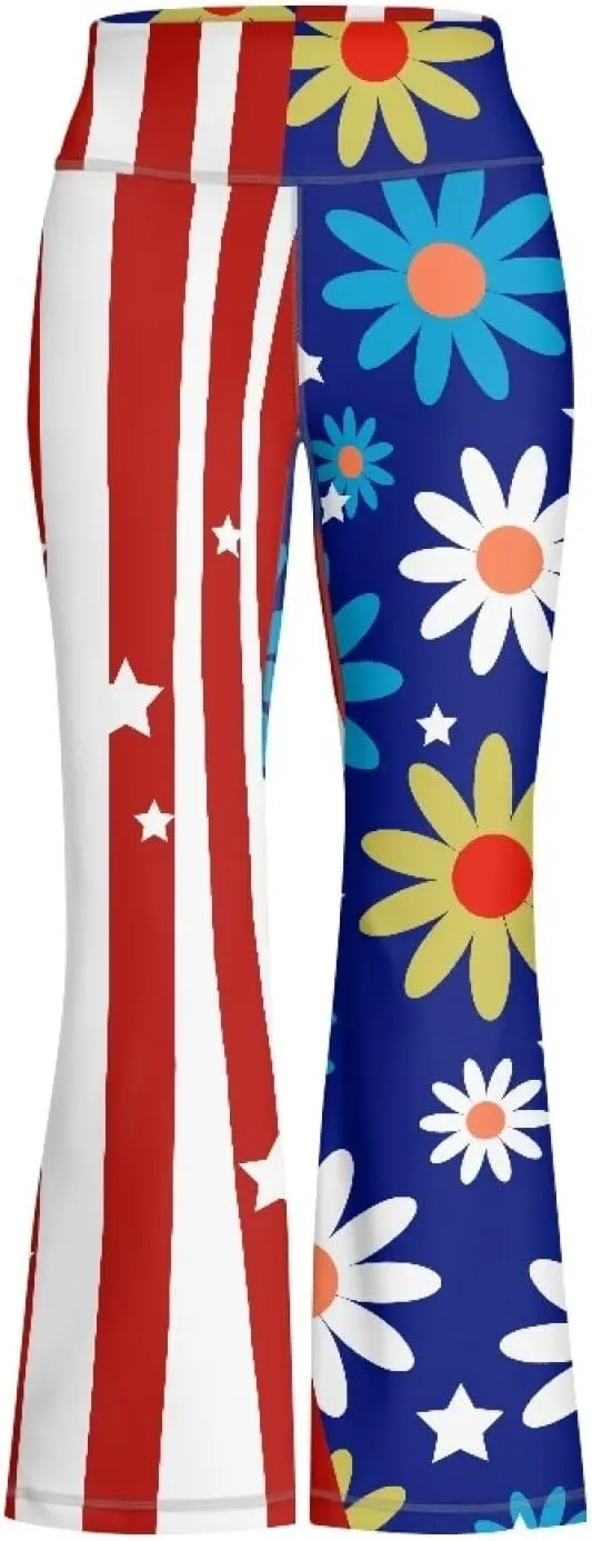 YEXIATODO Girls Wide Leg Yoga Pants Athletic Leggings High Waisted Yoga Pants Yoga Active Flared Yoga Pants 5-14
