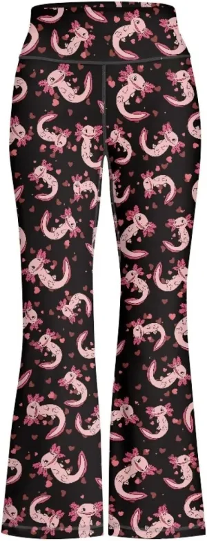 YEXIATODO Girls Wide Leg Yoga Pants Athletic Leggings High Waisted Yoga Pants Yoga Active Flared Yoga Pants Size 5-14