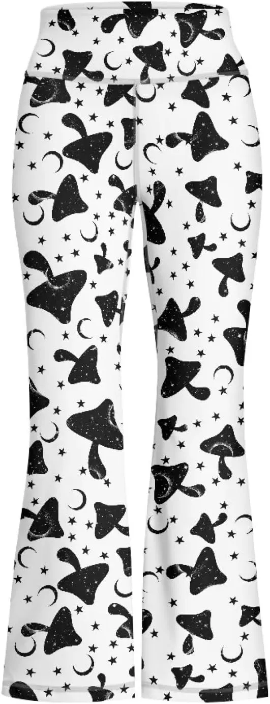 YEXIATODO Girls Wide Leg Yoga Pants Athletic Leggings High Waisted Yoga Pants Yoga Active Flared Yoga Pants Size 5-14