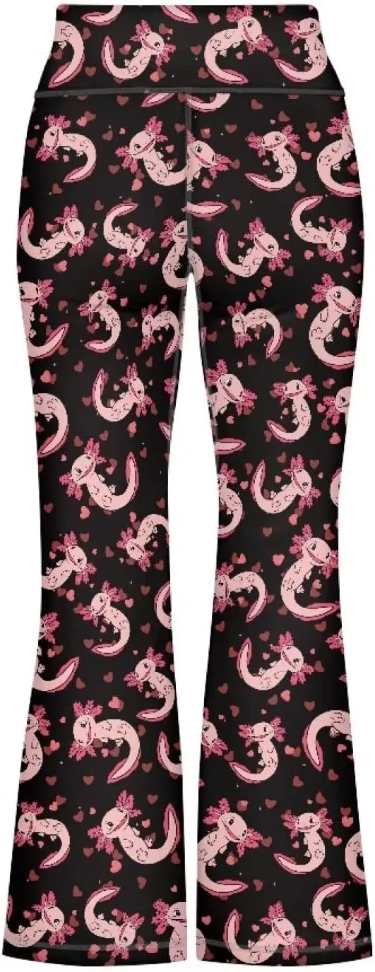 YEXIATODO Girls Wide Leg Yoga Pants Athletic Leggings High Waisted Yoga Pants Yoga Active Flared Yoga Pants Size 5-14